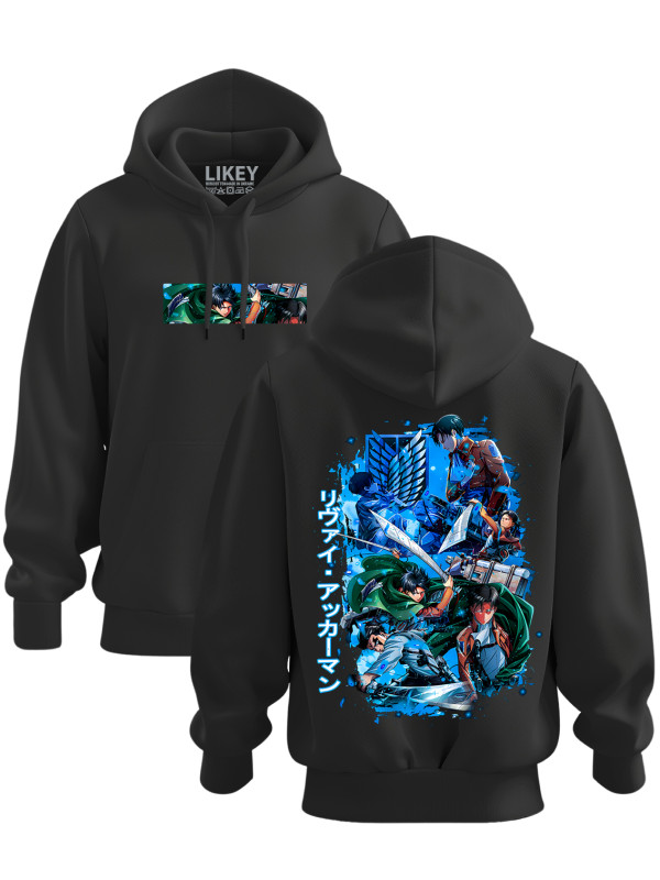 Толстовка худі з принтом аніме Titan's Attack - Атака Титанів, 241110110