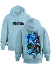 Толстовка худі з принтом аніме Titan's Attack - Атака Титанів, 241110110