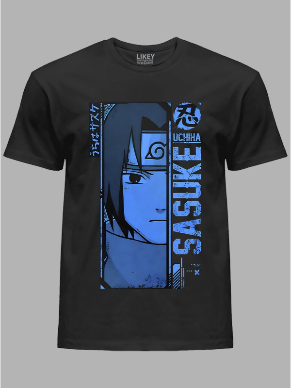 Футболка Likey з принтом аніме Uchiha Sasuke - Учіха Сасуке, 241110112
