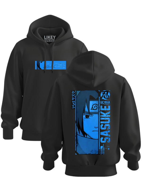 Толстовка худі з принтом аніме Uchiha Sasuke - Учіха Сасуке, 241110112
