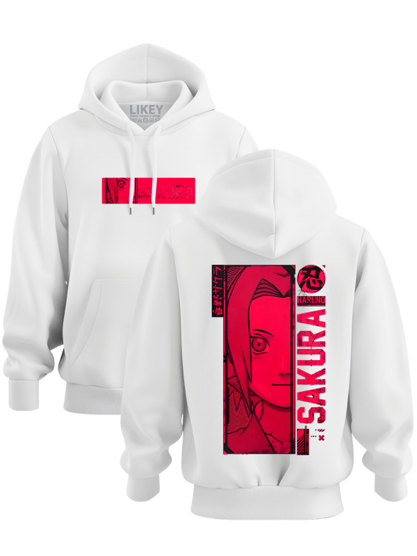 Толстовка худі з принтом аніме Haruno Sakura - Харуно Сакура, 241110113