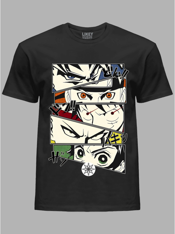 Футболка Likey з принтом аніме постер Anime, 241110116