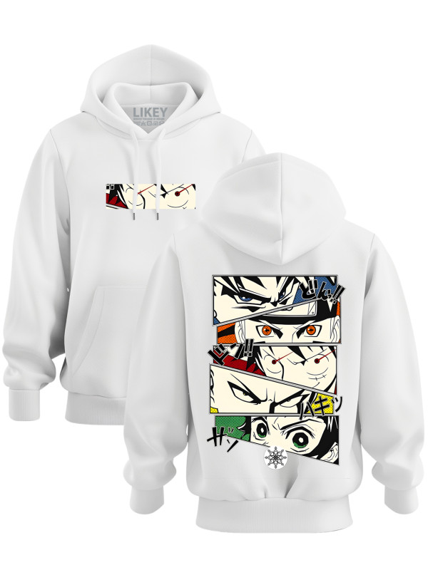 Толстовка худі з принтом аніме постер Anime, 241110116