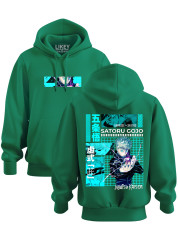 Толстовка худі з принтом аніме Jujutsu Kaisen - Лінія Джиу-джитсу, 241110119