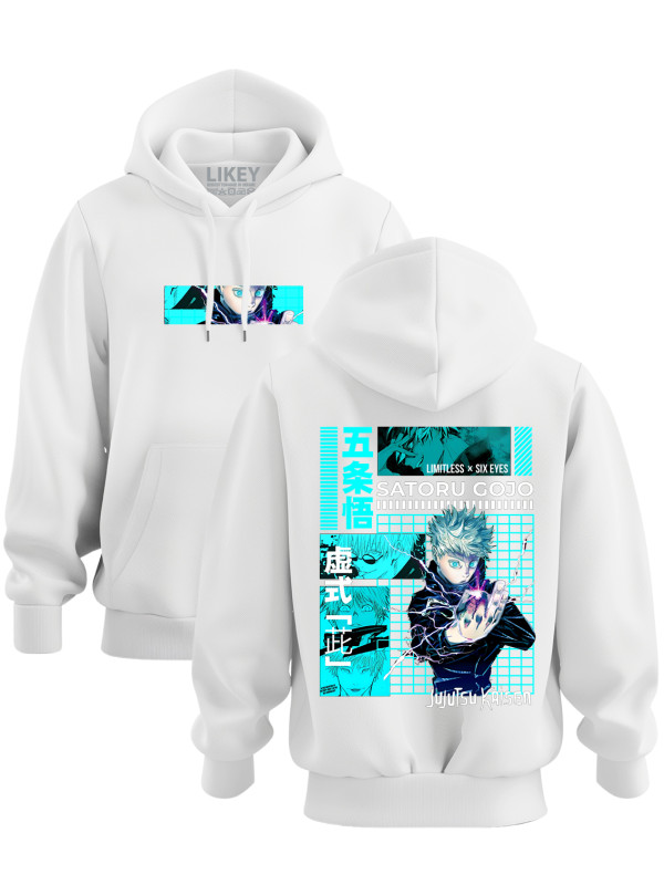 Толстовка худі з принтом аніме Jujutsu Kaisen - Лінія Джиу-джитсу, 241110119