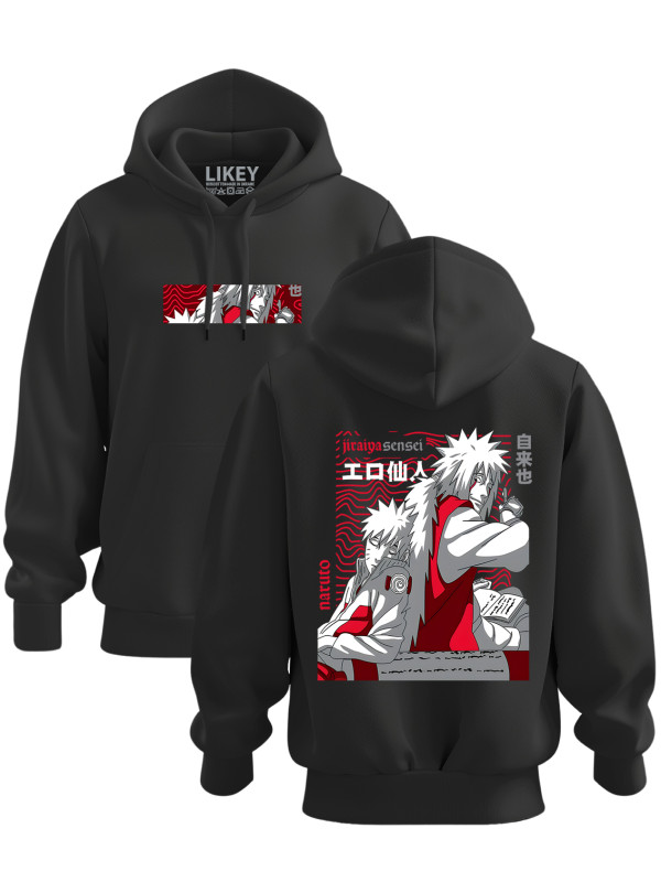 Толстовка худі з принтом аніме Jiraiya Sensei - Джірайя Сенсей, 241110120