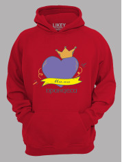 Толстовка худі з принтом Мама Принцеси, 2501017