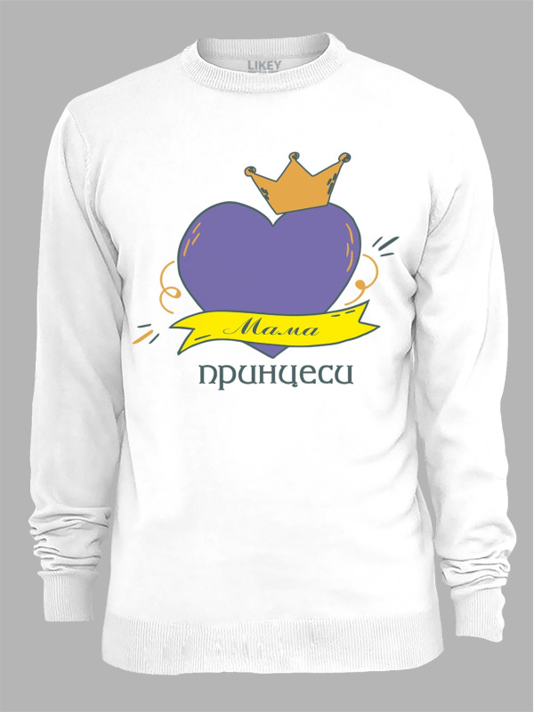 Світшот з принтом Мама Принцеси, 2501017