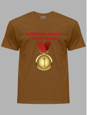 Футболка Likey з принтом Медаль за найбільшу кількість перекурів на роботі, 25010185