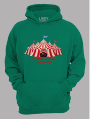 Толстовка худі з принтом Я керую цим Цирком, 25010186