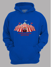 Толстовка худі з принтом Я керую цим Цирком, 25010186