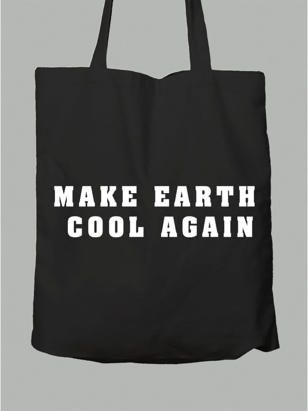 Экосумка Make Earth cool again - Сделай Землю снова прохладной, 2501044