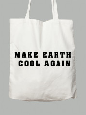 Экосумка Make Earth cool again - Сделай Землю снова прохладной, 2501044