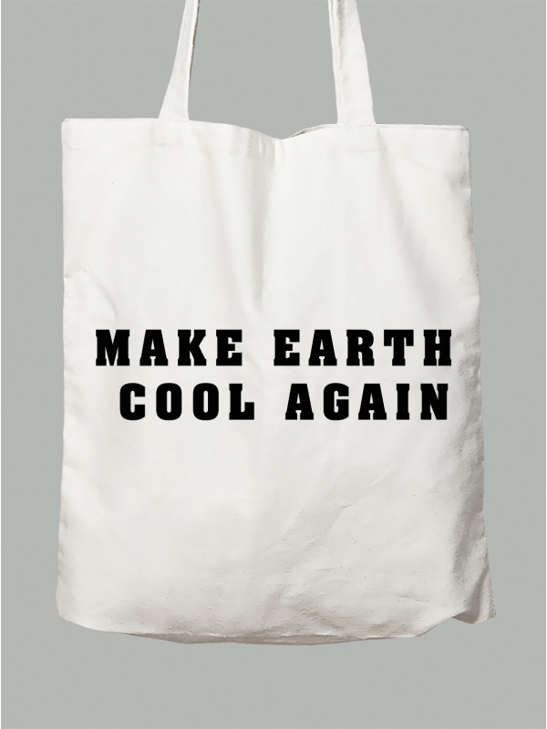 Экосумка Make Earth cool again - Сделай Землю снова прохладной, 2501044