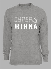 Світшот з принтом Супер Жінка, 2501048