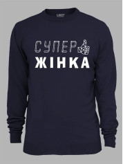 Світшот з принтом Супер Жінка, 2501048