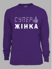 Світшот з принтом Супер Жінка, 2501048