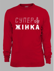 Світшот з принтом Супер Жінка, 2501048