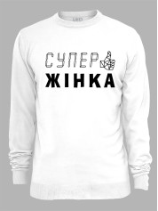 Світшот з принтом Супер Жінка, 2501048