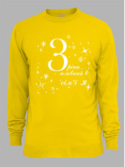 Світшот з принтом 3 роки головний в сім'ї Я, 2501049