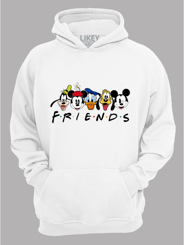 Толстовка худі з принтом Looney Tunes Friends - Луні Тюнз Друзі, 2501054