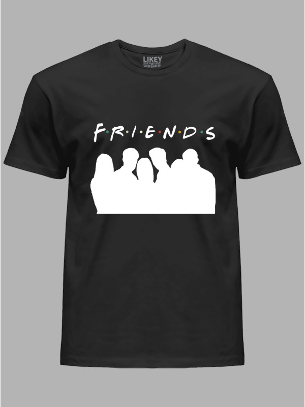Футболка Likey з принтом Friends - Друзі силуети, 2501056