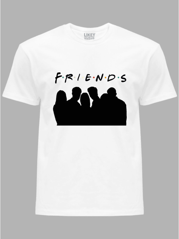 Футболка Likey з принтом Friends - Друзі силуети, 2501056