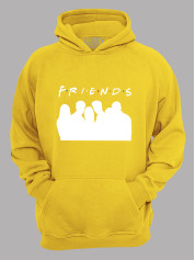 Толстовка худі з принтом Friends - Друзі силуети, 2501056