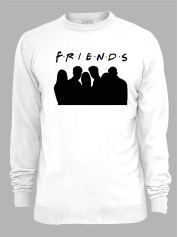 Світшот з принтом Friends - Друзі силуети, 2501056