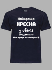 Футболка Likey з принтом Найкраща хресна у світі, 2501068