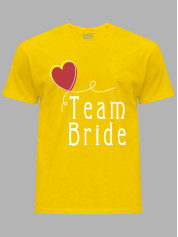Футболка Likey з принтом Team bride - Команда нареченої, 2501073