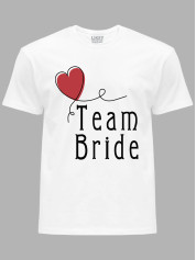 Футболка Likey з принтом Team bride - Команда нареченої, 2501073