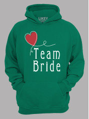 Толстовка худі з принтом Team bride - Команда нареченої, 2501073