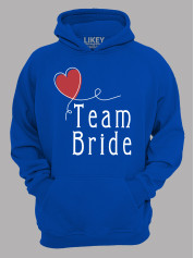 Толстовка худі з принтом Team bride - Команда нареченої, 2501073