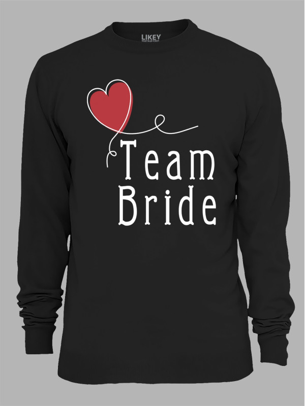 Світшот з принтом Team bride - Команда нареченої, 2501073