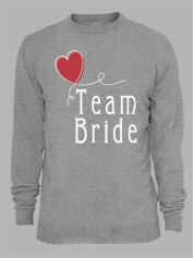 Свитшот с принтом Team bride - Команда невесты, 2501073