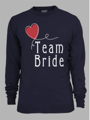 Свитшот с принтом Team bride - Команда невесты, 2501073