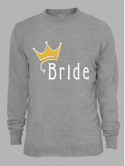 Світшот з принтом Bride - Наречена, 2501074