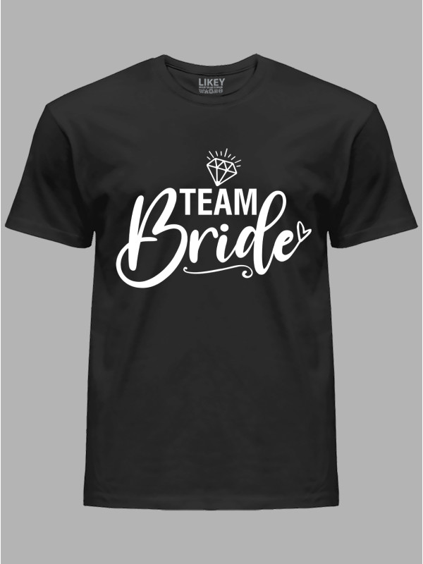 Футболка Likey з принтом Team Bride - Команда Нареченої, 2501081