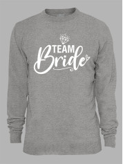 Світшот з принтом Team Bride - Команда Нареченої, 2501081