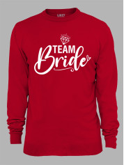 Світшот з принтом Team Bride - Команда Нареченої, 2501081