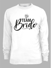 Світшот з принтом Team Bride - Команда Нареченої, 2501081