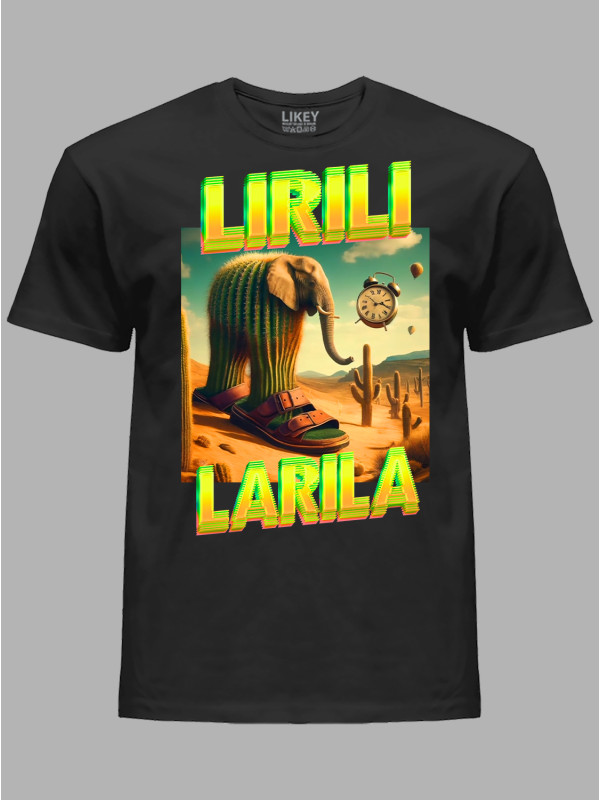 Футболка дитяча Lirili Larila - Кактусовий слон у сандалях, Лірілі Ларіла, 25060015