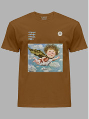 Футболка мужская с принтом «Спаситель: #Друзья #Море #Язык #Дом» Евгении Гапчинской, 2512001