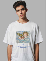 Футболка чоловіча з принтом «Рятівник: Нас розділяють кілометри, але я поряд» Євгенії Гапчинської, 2512003