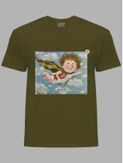 Футболка мужская с принтом «Спаситель!» Евгении Гапчинской, 2512006