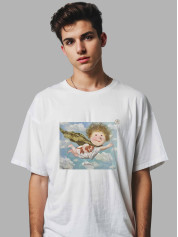 Футболка мужская с принтом «Спаситель!» Евгении Гапчинской, 2512006