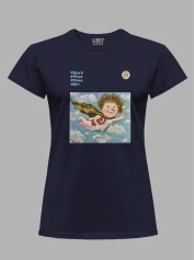 Футболка жіноча з принтом «Рятівник: #Друзі #Море #Мова #Дім» Євгенії Гапчинської, 2512013