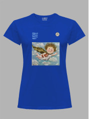 Футболка жіноча з принтом «Рятівник: #Друзі #Море #Мова #Дім» Євгенії Гапчинської, 2512013