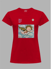 Футболка жіноча з принтом «Рятівник: #Друзі #Море #Мова #Дім» Євгенії Гапчинської, 2512013